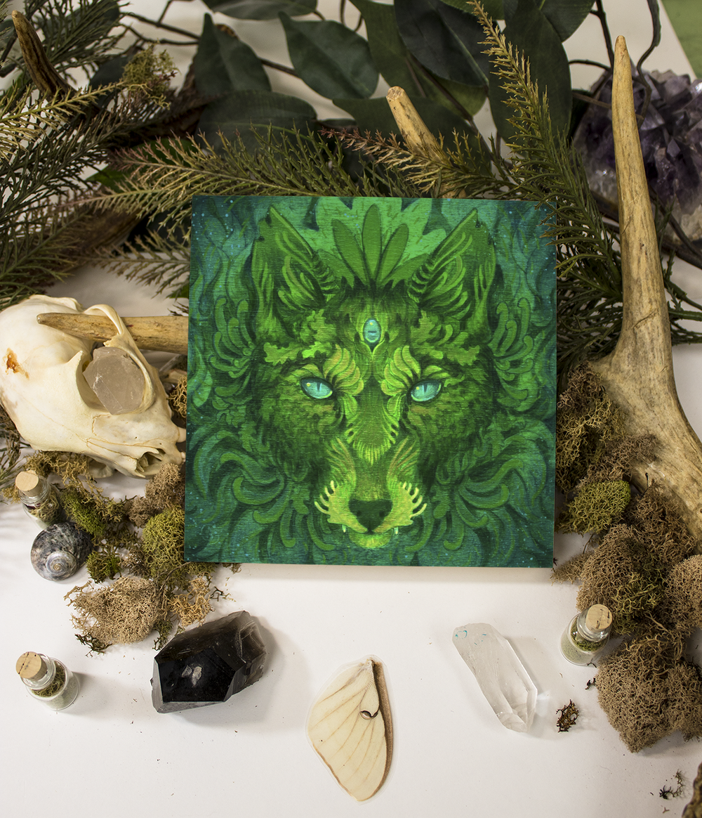 Viridian Fox Prints — Skullgarden